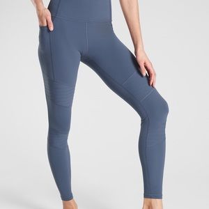 Athleta inclination moto tight